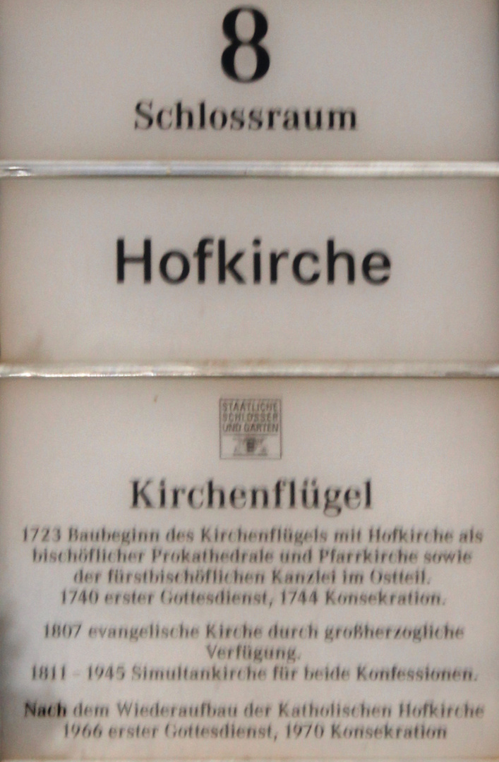 Geschichte der Hofkirche