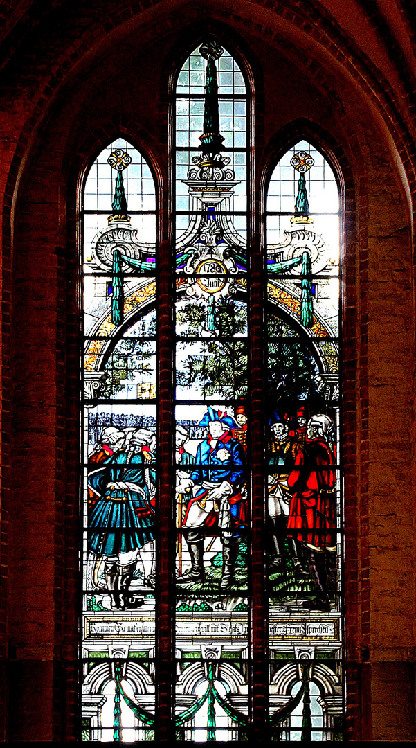 Geschichte im Kirchenfenster s.u.