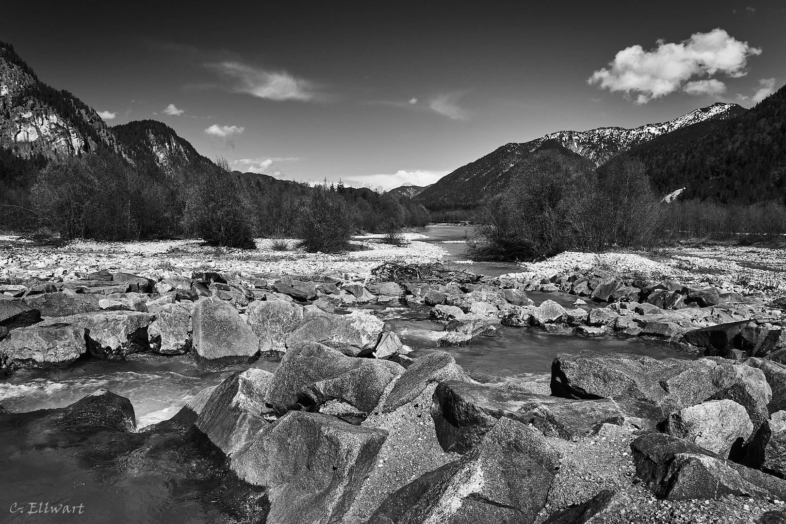 Geschiebesperre Isar