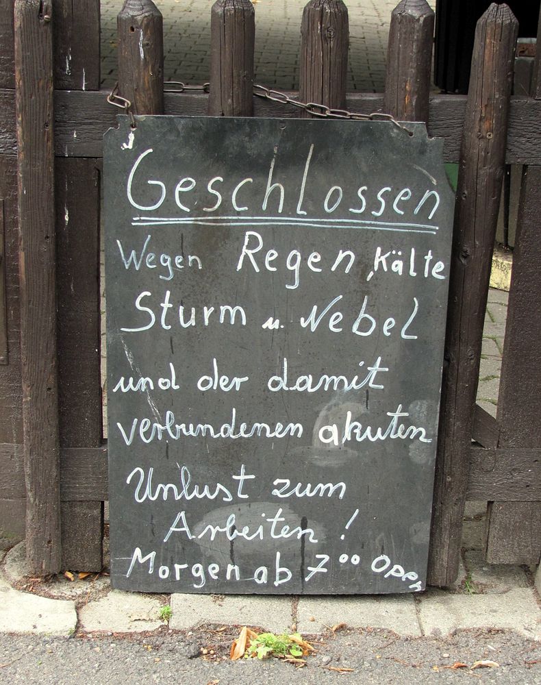 geschlossen Foto & Bild quatsch, fun und rätselecke, witzige schilder