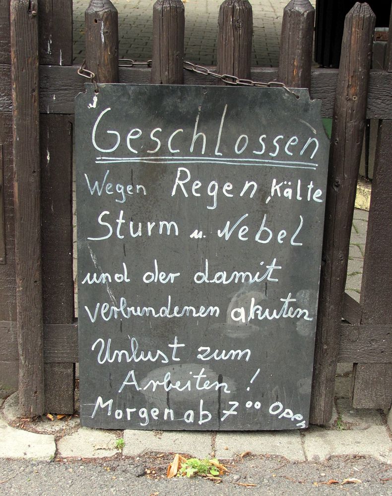 geschlossen