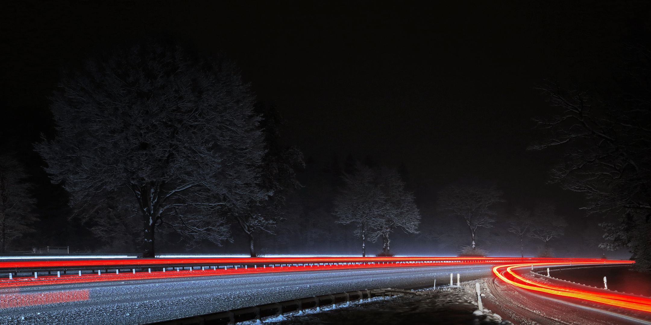 Geschlossene Schneedecke 