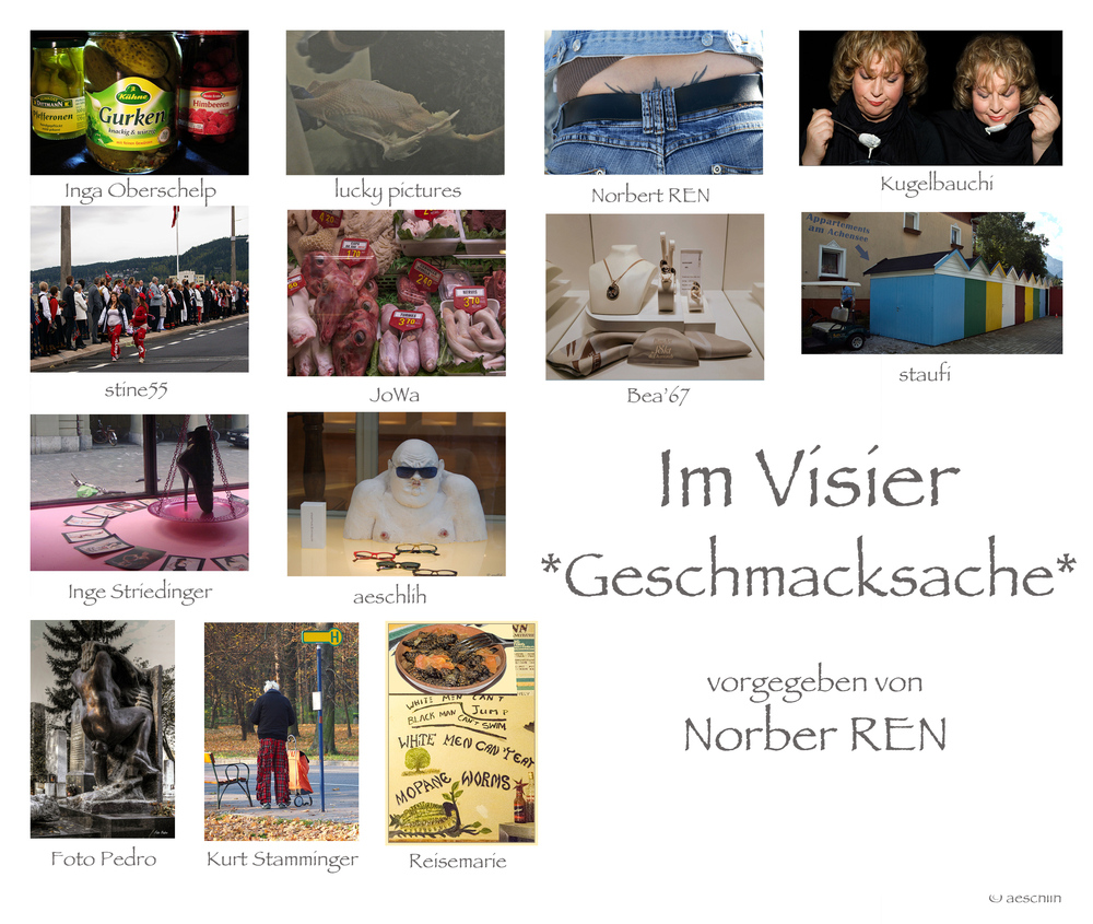 *Geschmackssache* Collage von aeschlih