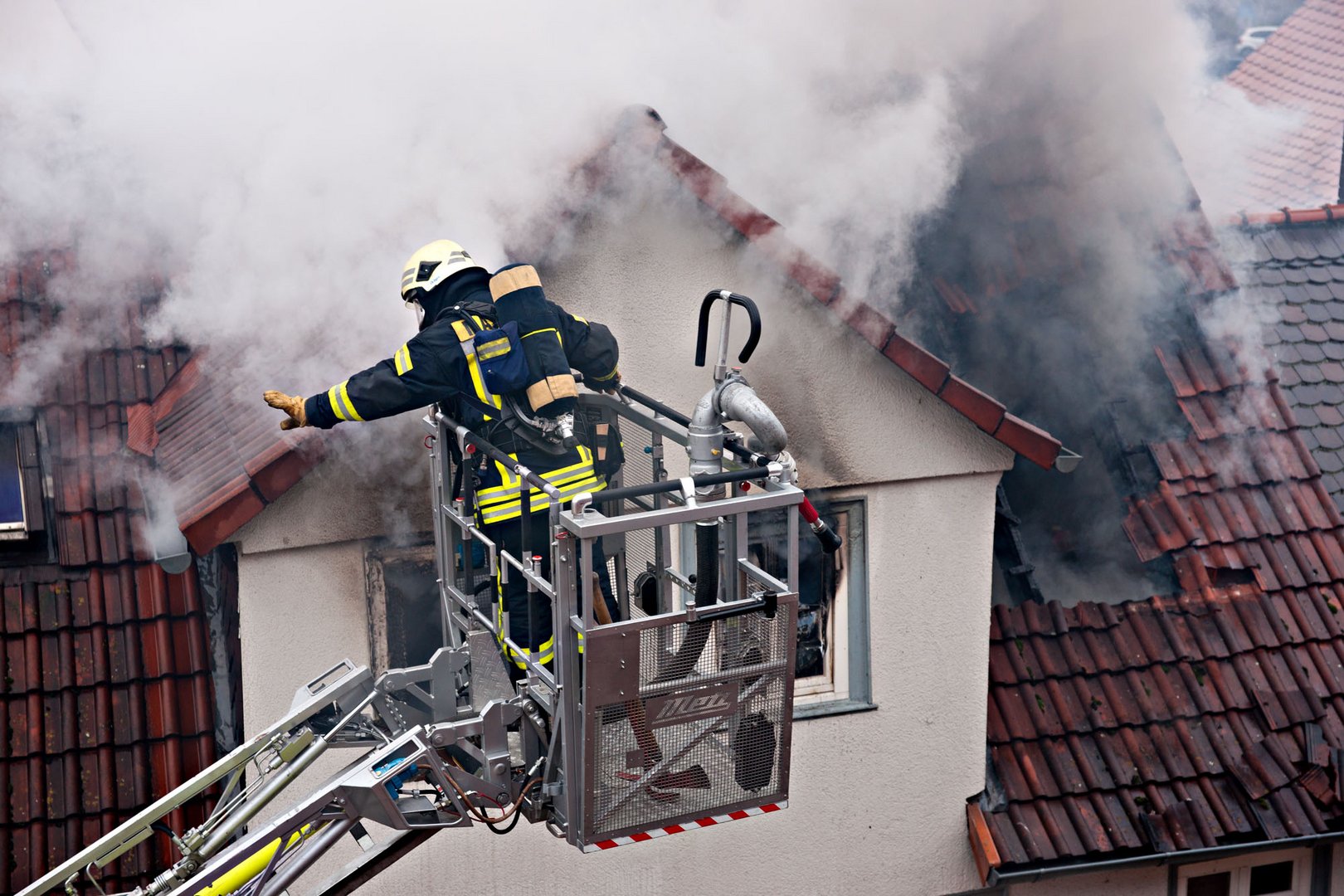 Geschmolzene Fensterscheiben