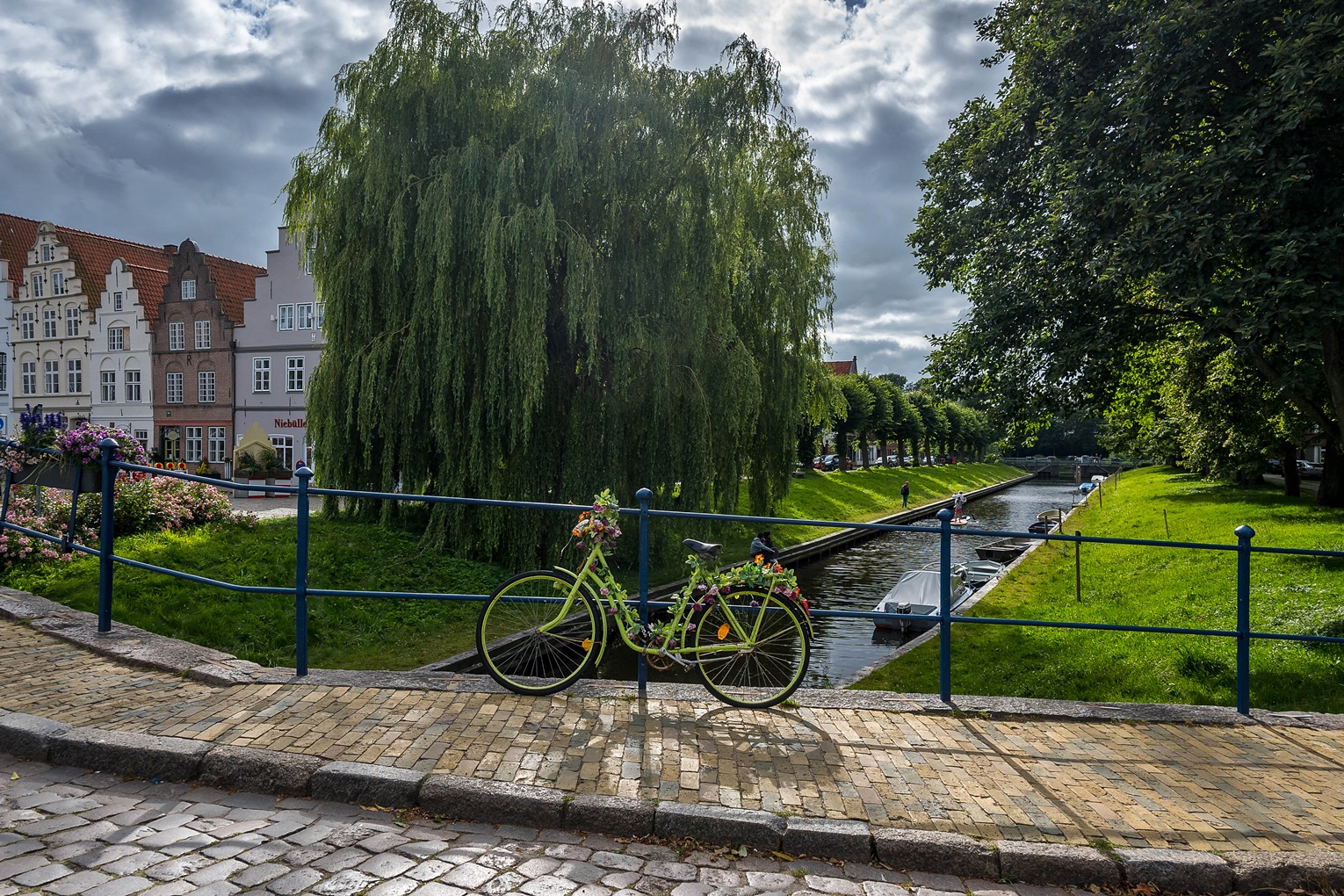 Geschmücktes Fahrrad