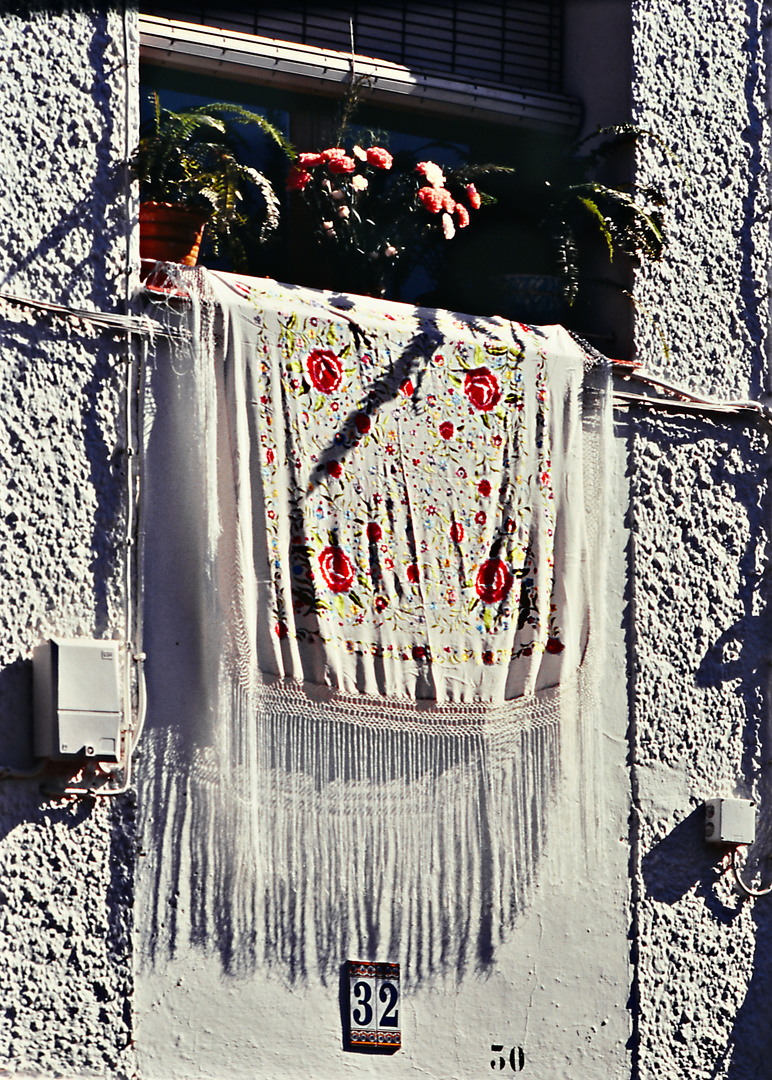 geschmücktes Fenster