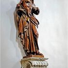 Geschnitzte Madonnenfigur in der Schlosskapelle Dyck …