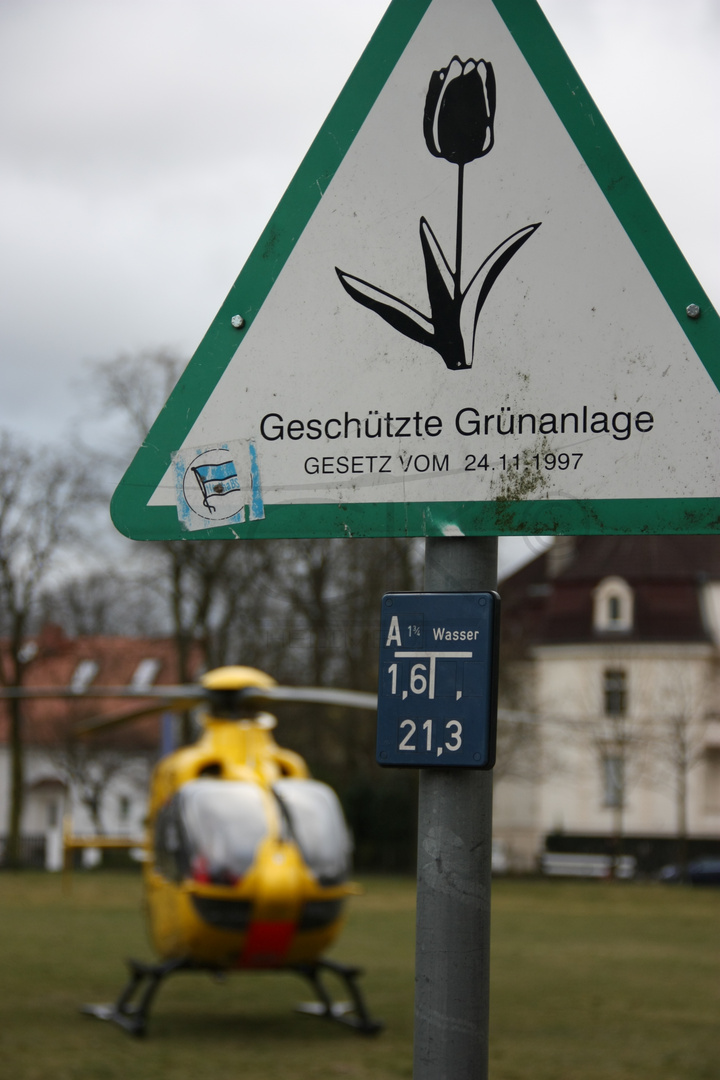 Geschützte Grünanlage