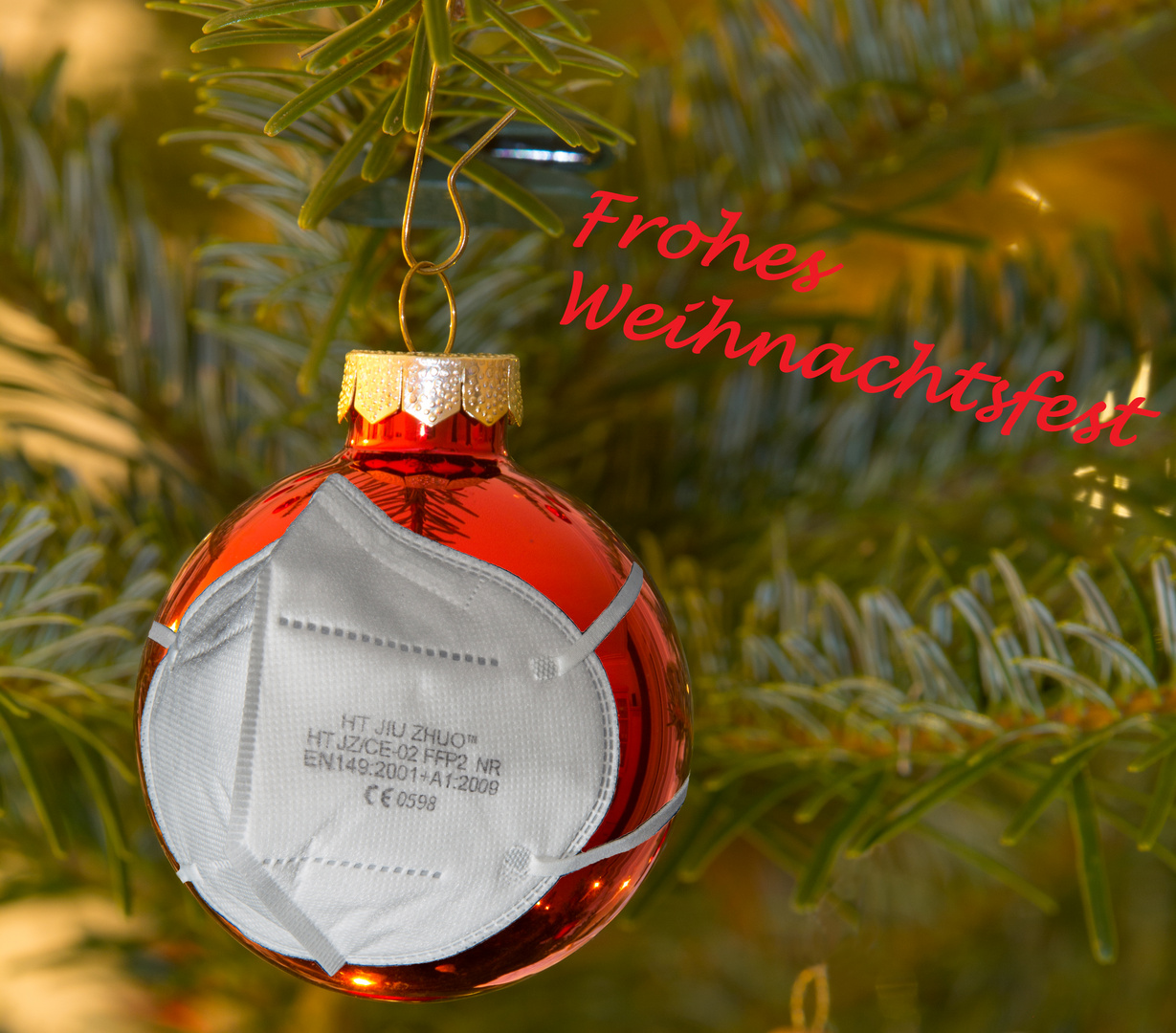 Geschützte Weihnachtskugel