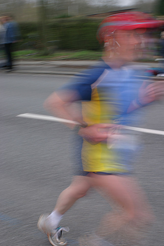 Geschwindigkeitsrausch beim Hamburg Marathon 2006