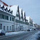 Geschwisterstraße in Herten-Westerholt in der Blauen Stunde