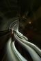 geschwungene Lichtkunst im Tunnel by Matija Zaletel 