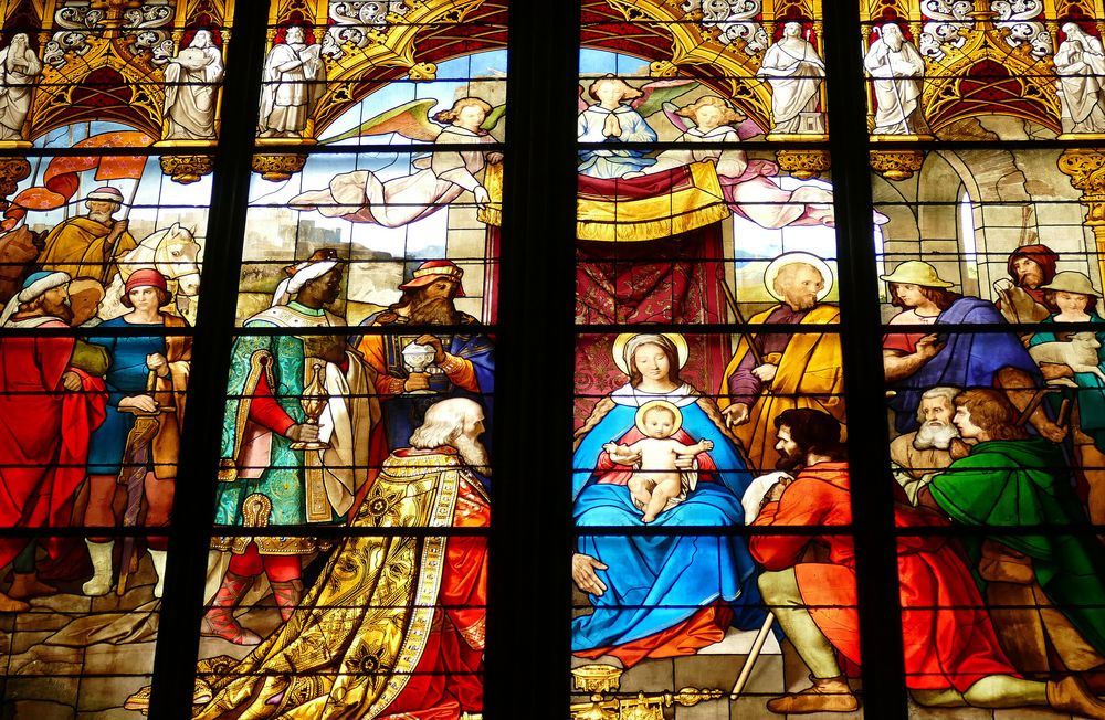 Gesegnete Weihnachten ! Foto & Bild  weihnachten, köln, kirchenfenster 
