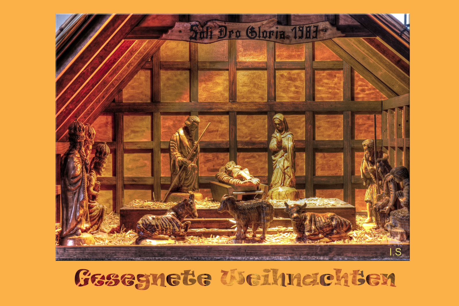 Gesegnete Weihnachten! Foto & Bild karten und kalender