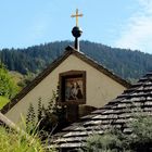 ... gesehen am Tor zum Friedhof in Ramsau