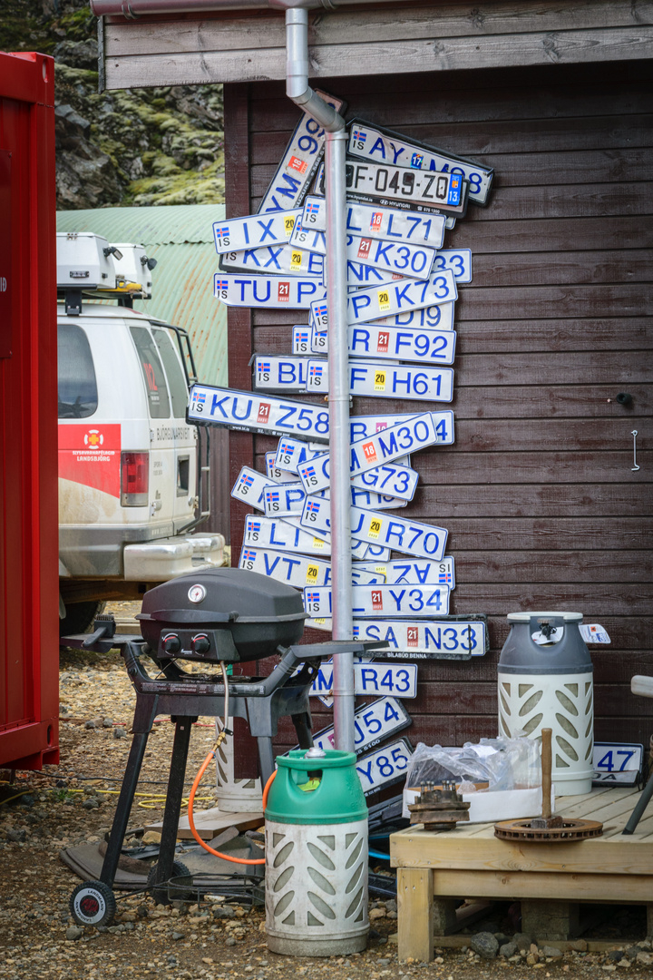 gesehen auf Brennisteinsalda Camping (Landmannalaugar)