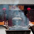 Gesehen im Longhua Tempel in Shanghai