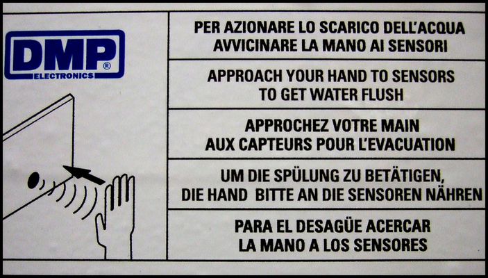 Gesehen in einem WC in Pisa