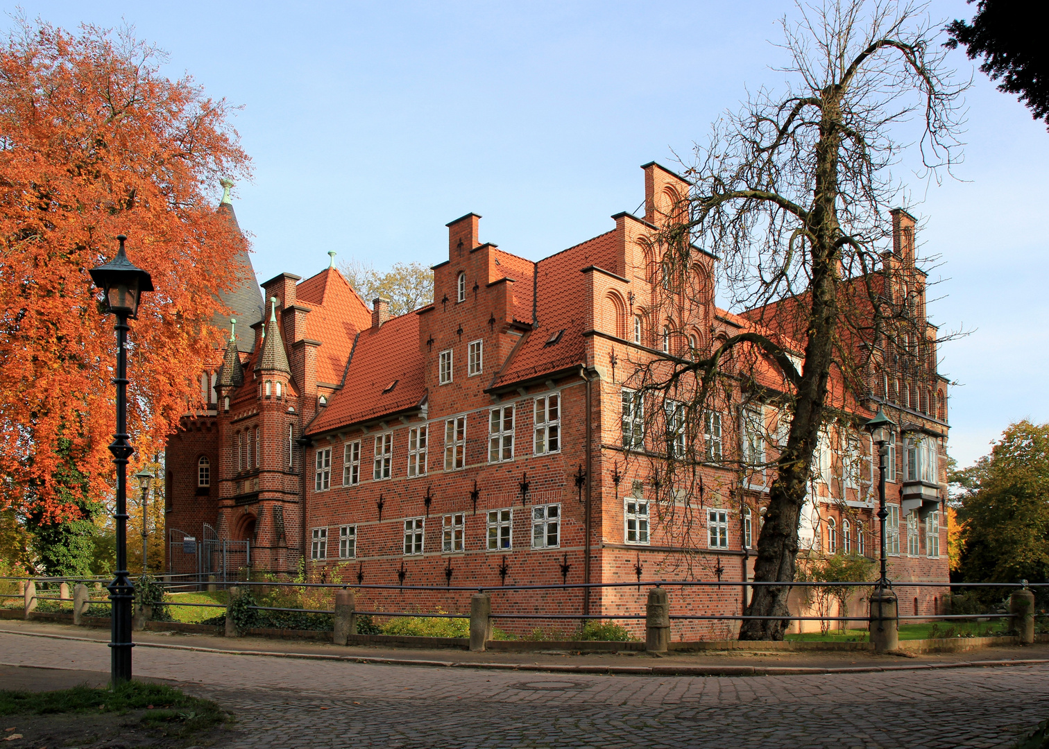 Gesehen in Hamburg ... Schloß Bergedorf im Herbst ...