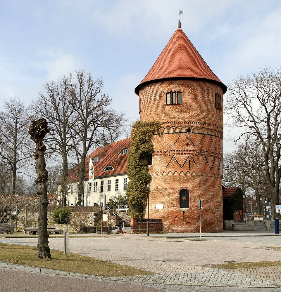 Gesehen in Lübz - Reste einer Burg