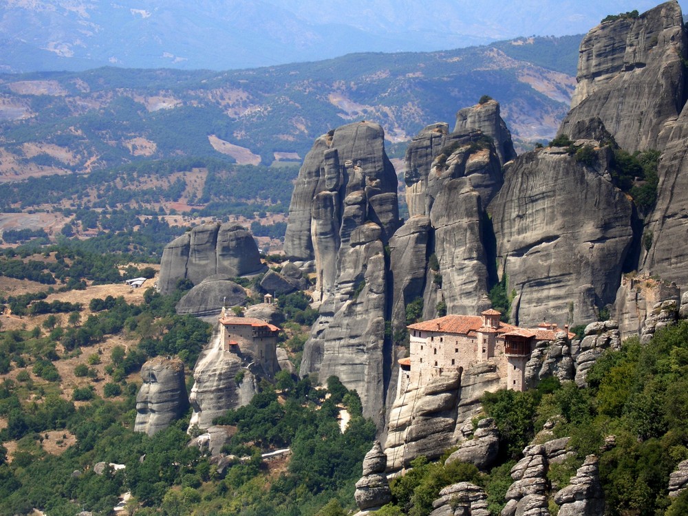 Gesehen in luftiger Höhe - Meteora, Greece