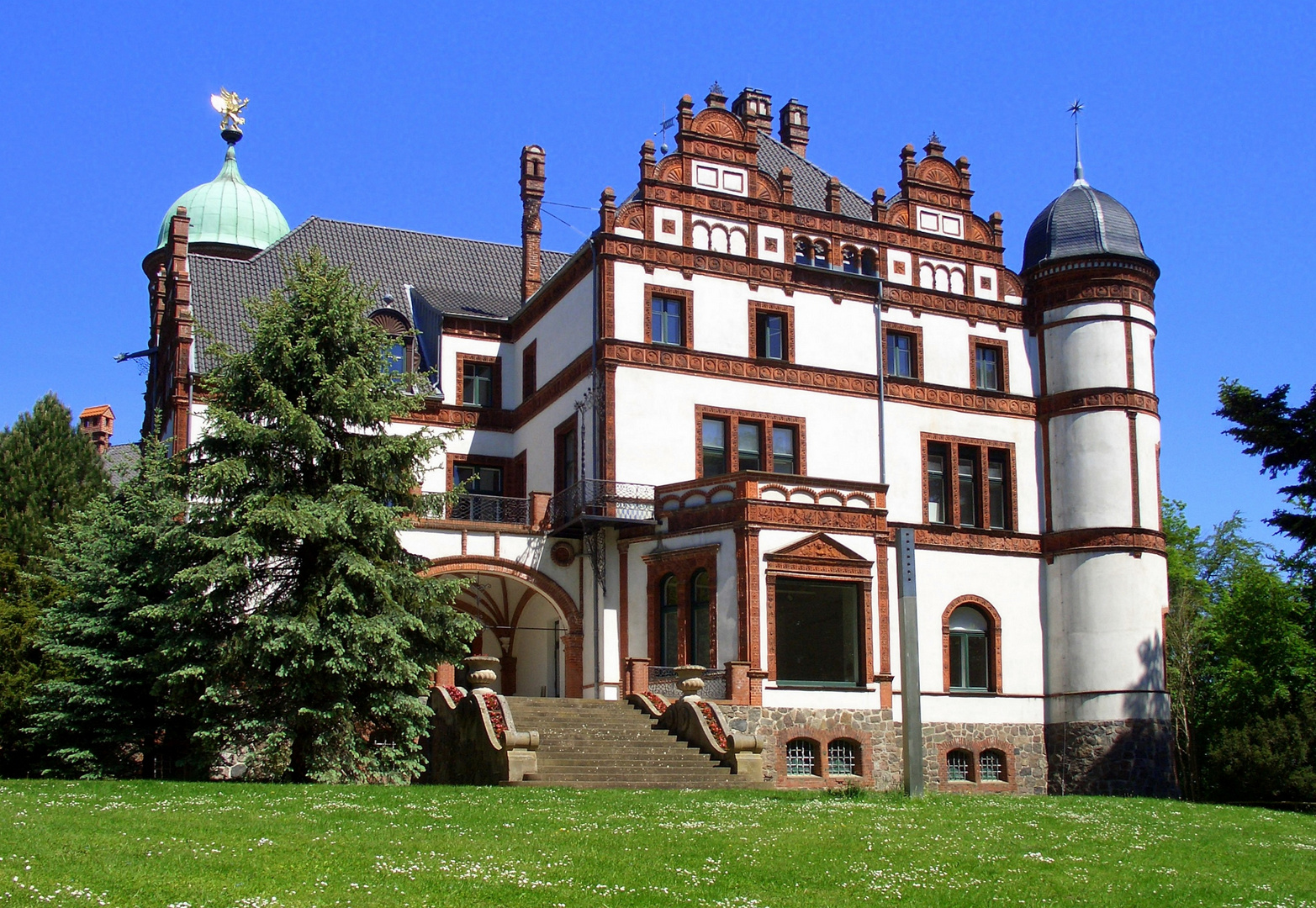 Gesehen in Mecklenburg... Schloß Wiligrad meets postcard