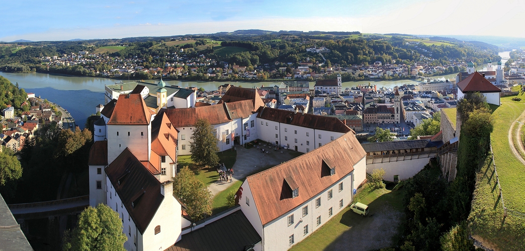 Gesehen vom Komandoturm der Artillerie der Veste Oberhaus