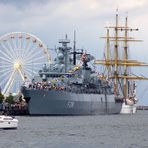 Gesehen zur Sail in Rostock - Fregatte Mecklenburg-Vorpommern