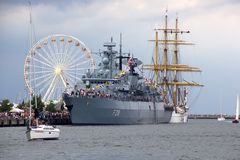 Gesehen zur Sail in Rostock - Fregatte Mecklenburg-Vorpommern