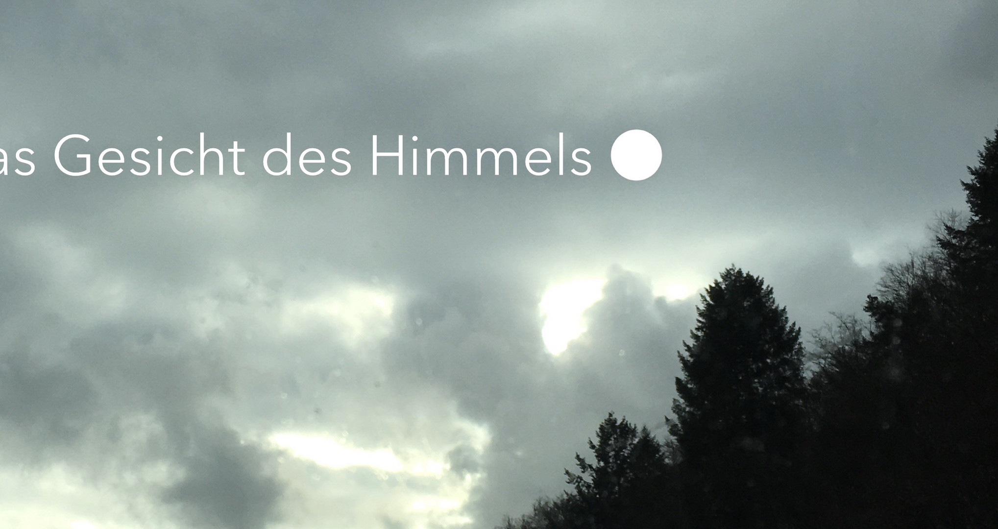 Gesicht des Himmel 