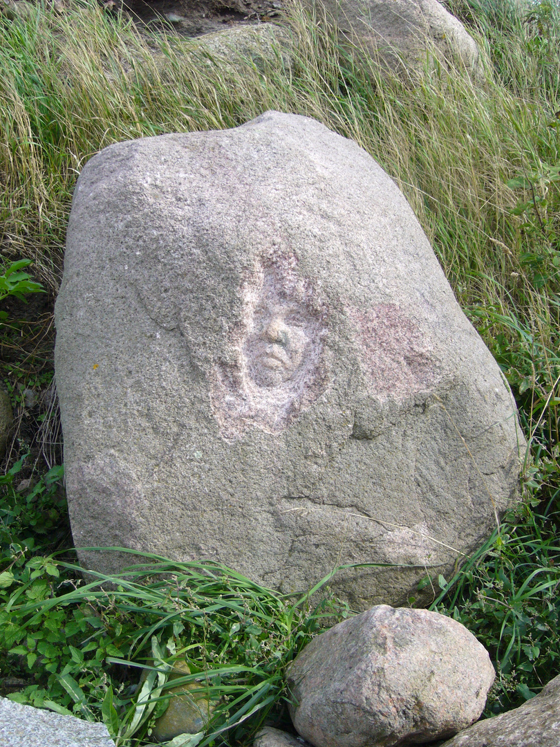 Gesicht im Stein