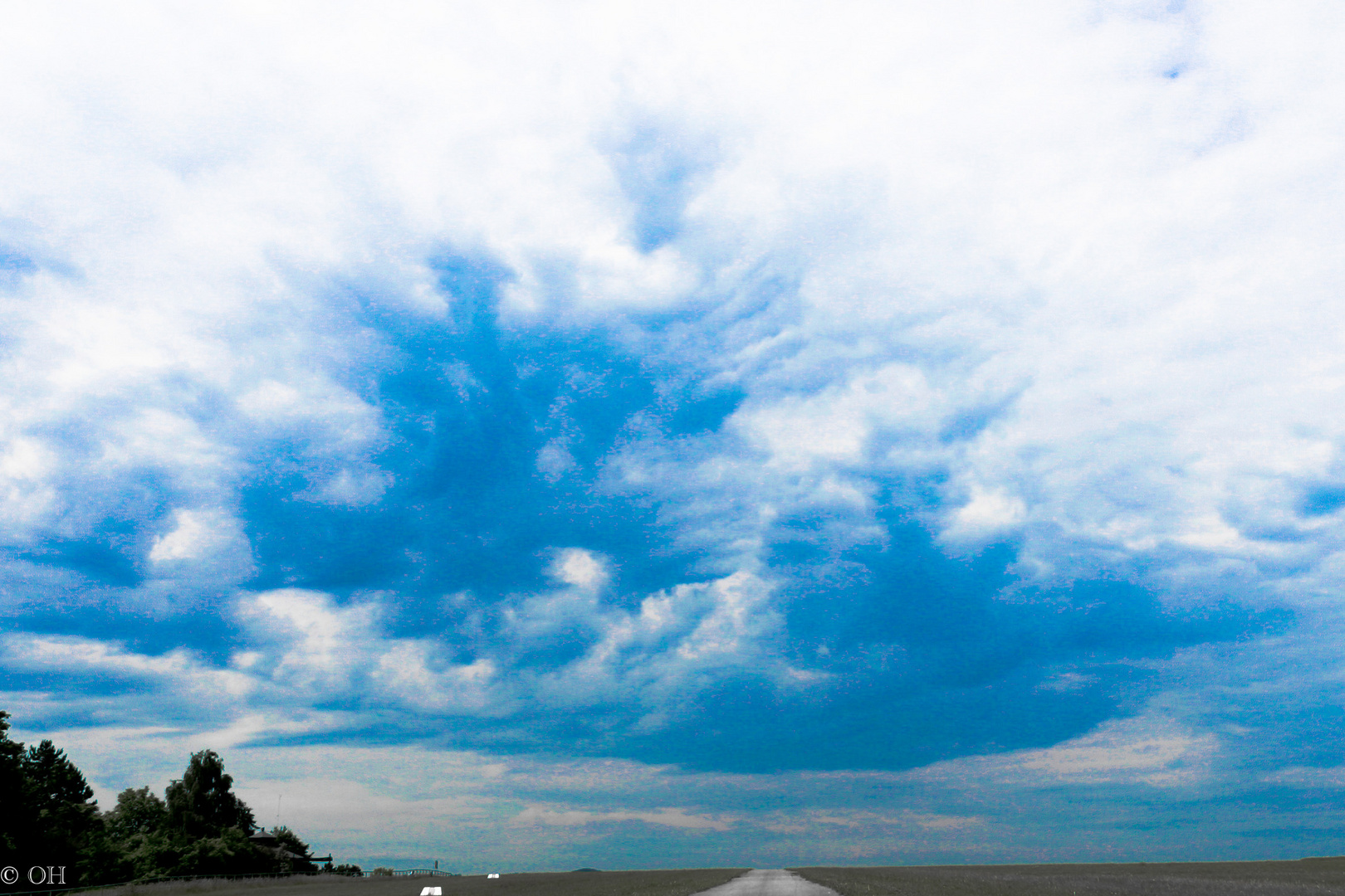 Gesicht in den Wolken