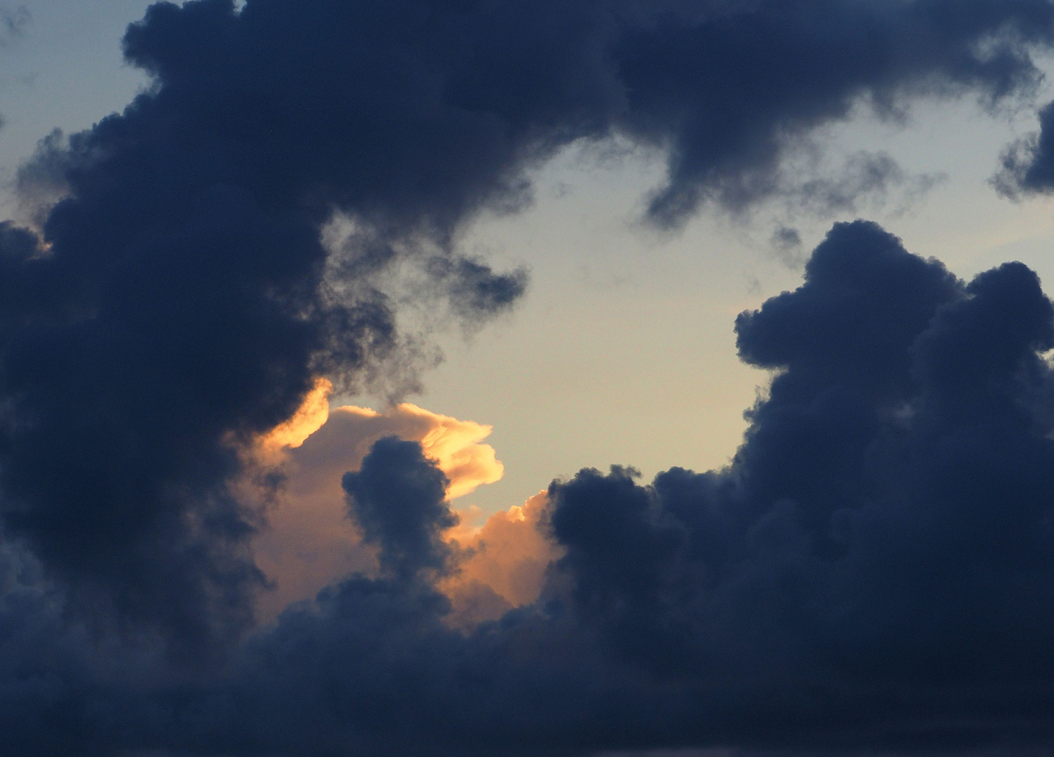 Gesicht in den Wolken ....