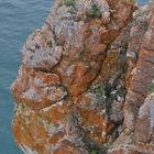 Gesicht - Steinformation auf der Insel Olchon, Baikalsee, Russland