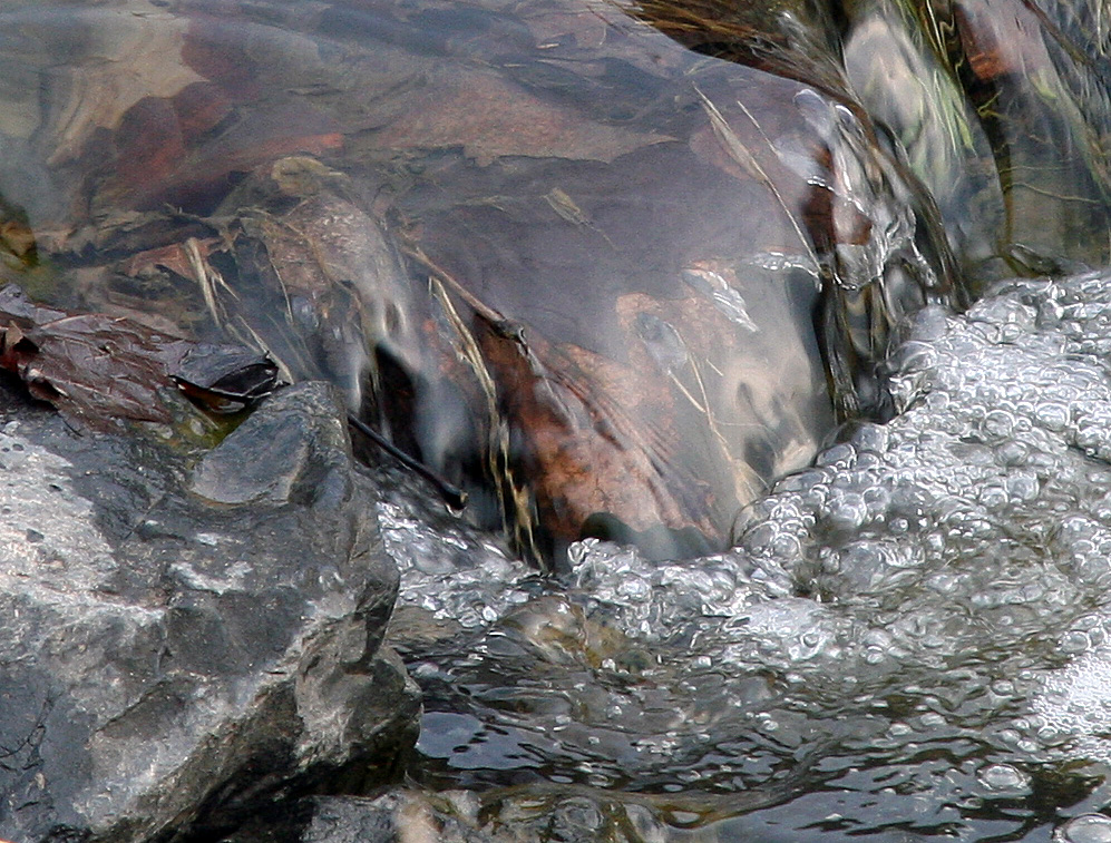 Gesicht unter Wasser