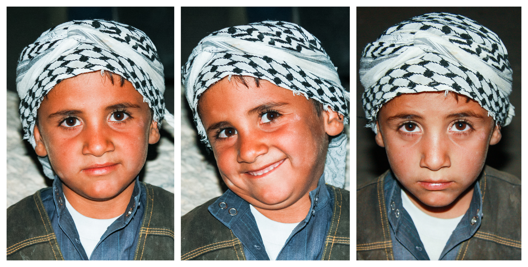 Gesichter eines kleinen Verkäufers in Palmyra (Archivaufnahme 2009)