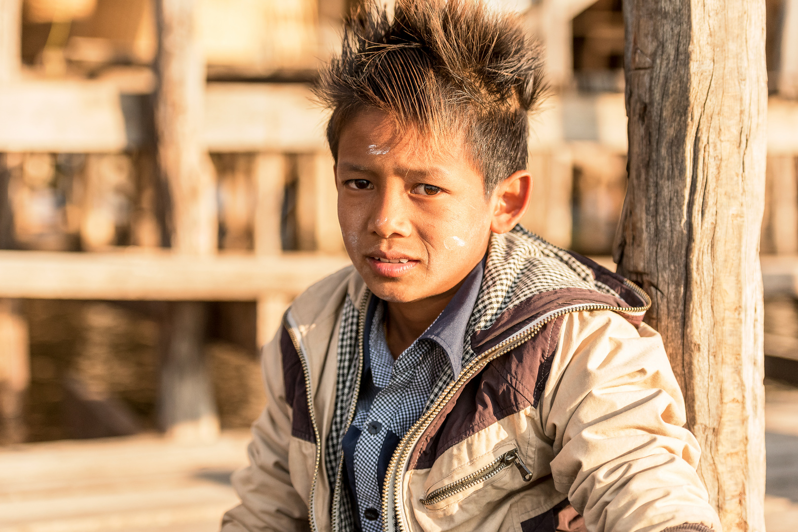 Gesichter Myanmar Inle Lake