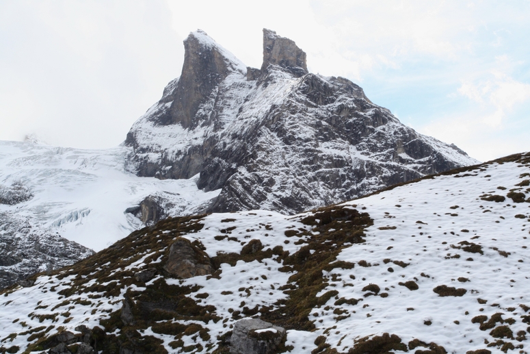 Gespaltenhorn im "Hinteren Lauterbrunnental" (Berner Oberland / Schweiz)