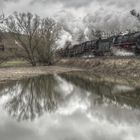 Gespenstige Stimmung am Weiher bei Immelborn