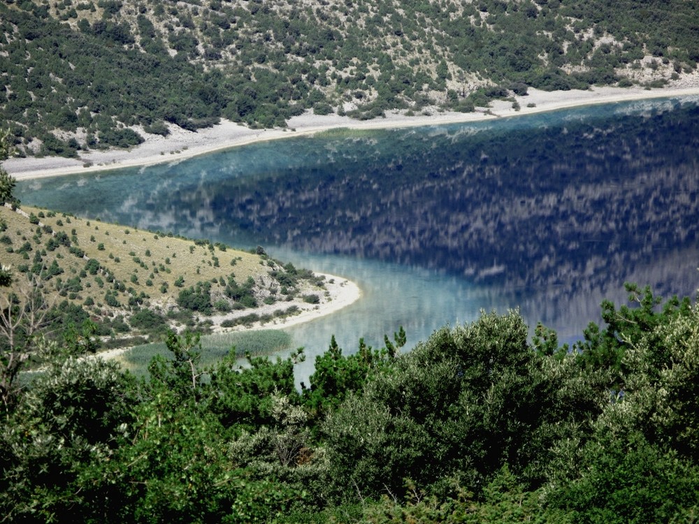 Gespenstischer See in Cres/Kroatien