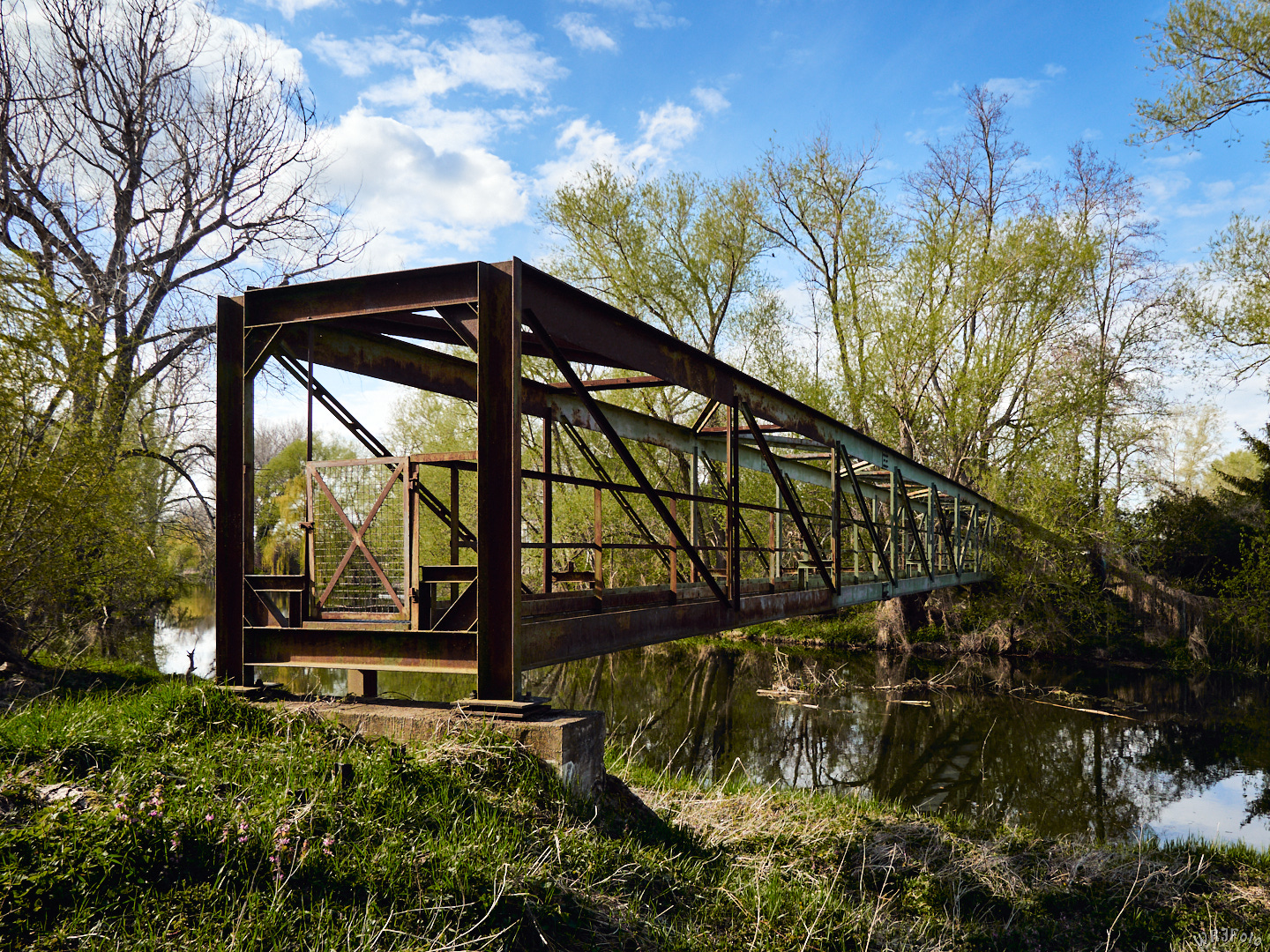 Gesperrte Brücke