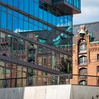 Gespiegele Speicherstadt