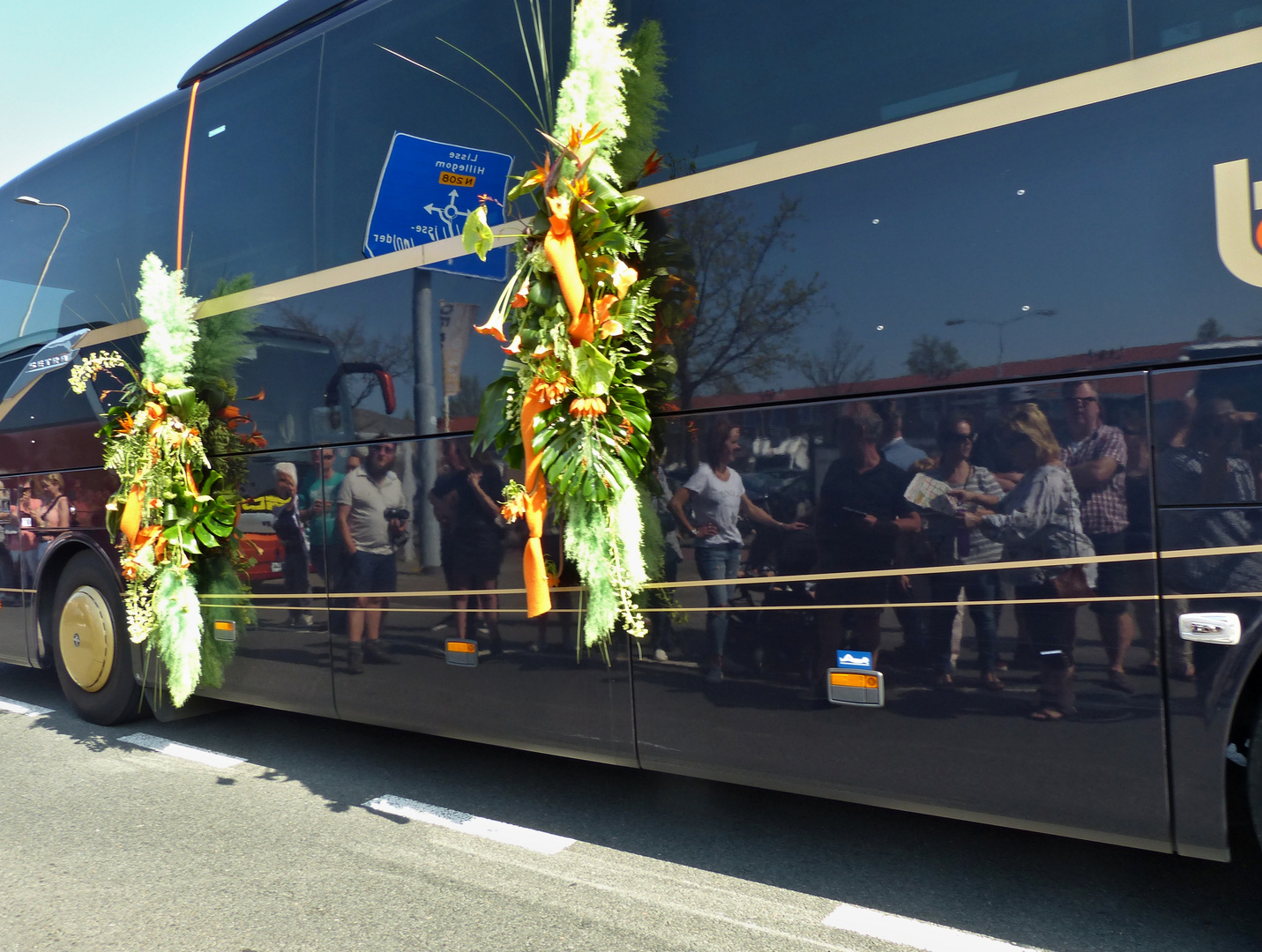 gespiegelt im Bus