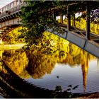 Gespiegelt ... Kuhmühlenbrücke ...