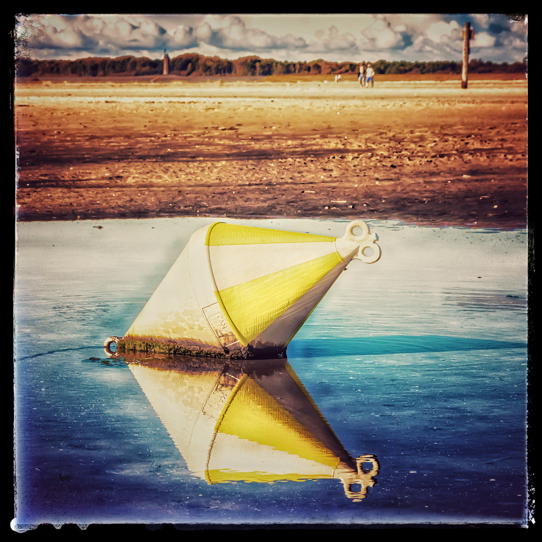 Gespiegelte Boje - St. Peter-Ording