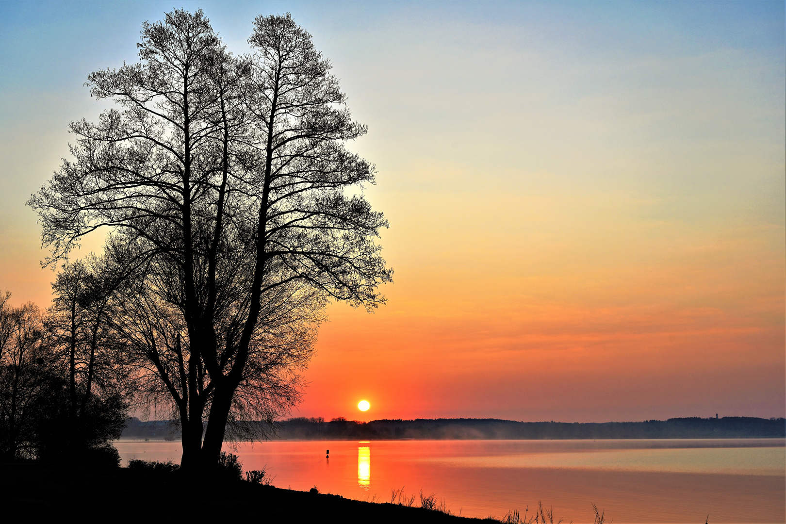 Gespiegelte Morgensonne