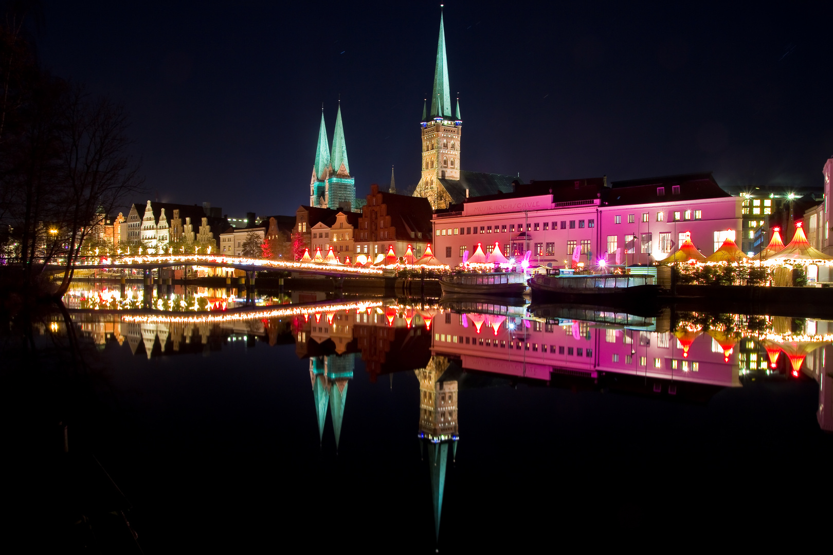 Gespiegelte Vorweihnachtsstimmung