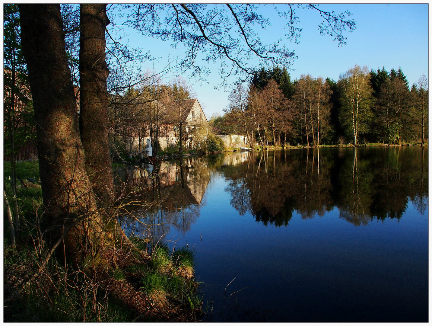 Gespiegelte Weihermühle