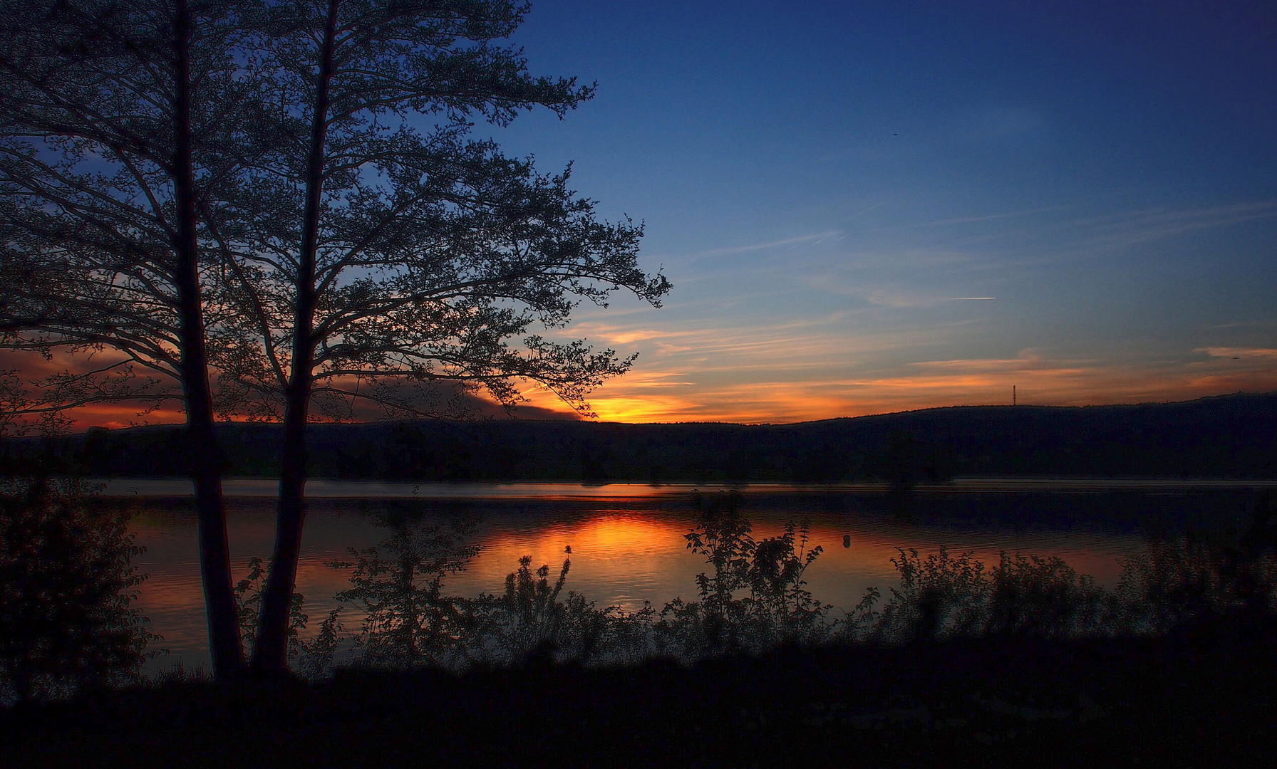 Gespiegeltes Abendrot