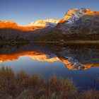 Gespiegeltes Alpenglühen